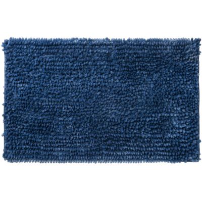 Tapis de bain uni irisé en polyester 60x120cm