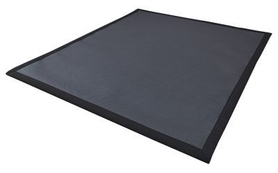 Tapis de protection rectangulaire pour barbecue par GrillTex en vinyle noir  de 36 po x 56 po