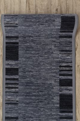 Tapis De Couloir  Antidérapant Adagio Gris 100x370 cm 100631 1 szt.