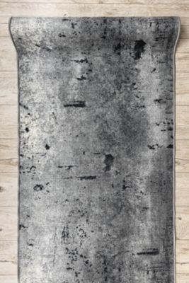 Tapis De Couloir Antidérapant Marl Béton La Gomme Gris 100 cm 100x700 cm 202078 1 szt.