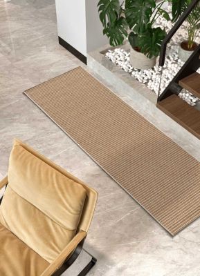 Tapis de couloir extérieur ATTICGO beige rectangulaire naturel 48x200 cm NATURA