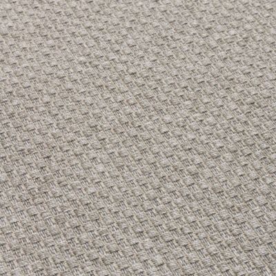 Tapis de couloir extérieur/intérieur aspect jute gris 80x150