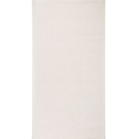 Tapis de couloir extérieur/interieur aspect jute blanc 80x150