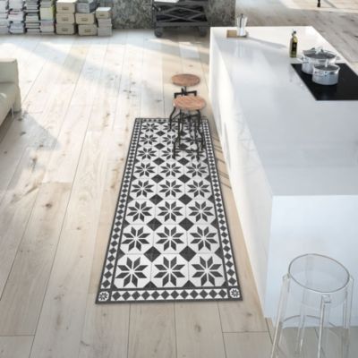 Tapis de Cuisine antidérapant en Vinyle Plancher de Style Antique 50x240 cm