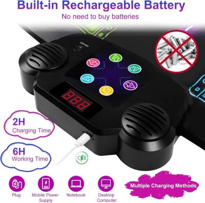 Tapis de Danse pour Enfants avec Batterie Rechargeable 1200mAh, 6 Flèches LED, Bluetooth