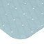 Tapis de fond de bain en pvc 35x70 cm, bleu artic, 5Five