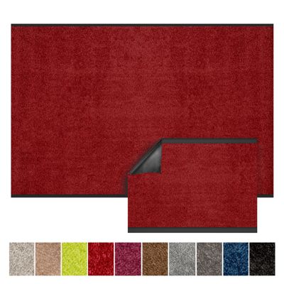 Tapis de Porte Paillasson d'entrée Performa, Rouge, 120 x 180 cm - Floordirekt