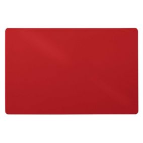 Tapis de protection de sol rouge 114 x 150 cm - Floordirekt