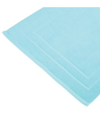 Tapis de salle de Bain en coton Aqua 50 x 70 cm