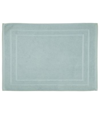 Tapis de salle de Bain en coton Bleu givré 50 x 70 cm