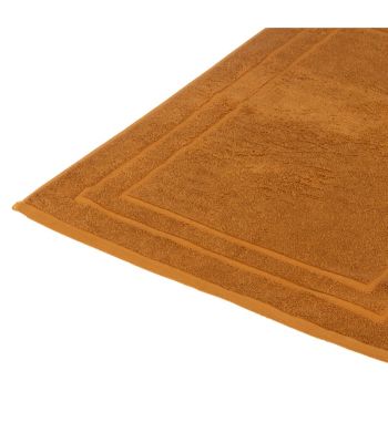 Tapis de salle de Bain en coton Marron cannelle 50 x 70 cm