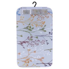 Tapis de salle de bain en Microfibre 45 x 75 cm déco Gardena