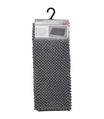 Tapis de salle de bain en Microfibre Boules Gris  50 x 80 cm