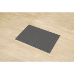 Tapis de salle de bain Gris antidérapant 50 x 70 cm