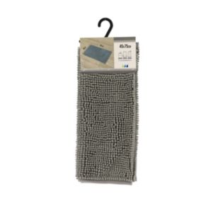 Tapis de salle de bain Gris en Microfibre Boules 45 x 75 cm