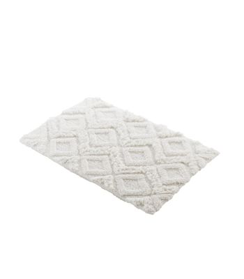 Tapis de Salle de Bain "Ikatis" 50x80cm Blanc