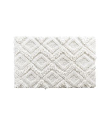 Tapis de Salle de Bain "Ikatis" 50x80cm Blanc