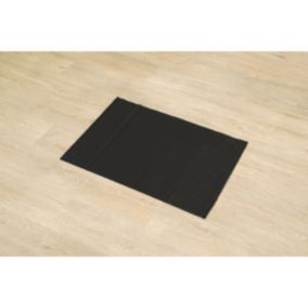 Tapis de salle de bain Noir antidérapant 50 x 70 cm