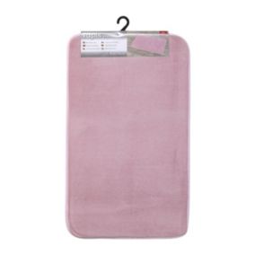 Tapis de salle de bain Rose en Microfibre 45 x 75 cm