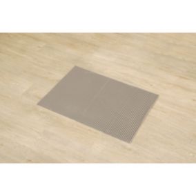 Tapis de salle de bain Taupe antidérapant 50 x 70 cm