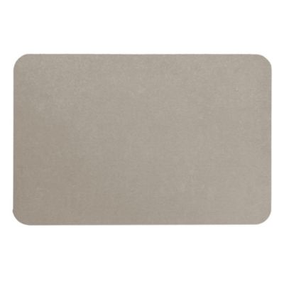 Tapis de salle de bains en diatomite taupe l.60 x L.39 cm, Sable