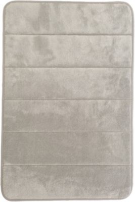 Tapis de salle de bains L.70 x l.50 cm Levasseur gamme Hector coloris taupe