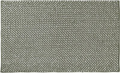 Tapis de salle de bains L.90 x l.60 cm Levasseur gamme Bouclette coloris kaki