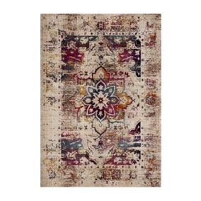 Tapis de salon AFYON 80 x 150 cm - Beige