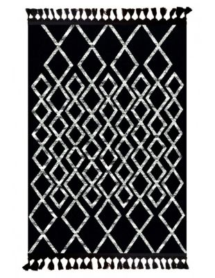Tapis de salon BERBERE Fas Noir - 200x300cm