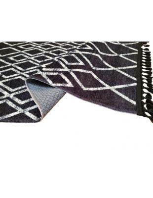 Tapis de salon BERBERE Fas Noir - 200x300cm
