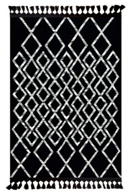 Tapis de salon BERBERE Fas Noir - 200x300cm