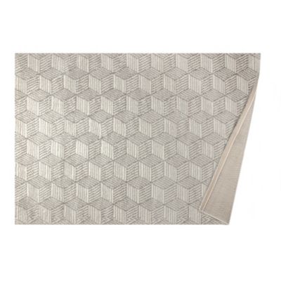 Tapis de salon Cameo L.200 x l.150 cm gris