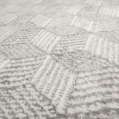 Tapis de salon Cameo L.200 x l.150 cm gris