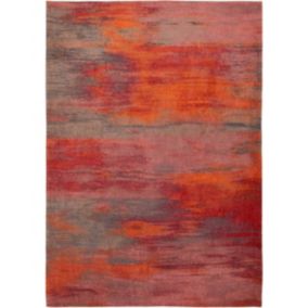 Tapis de salon coton Atlantic HIBISCUS RED