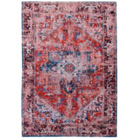 Tapis de salon coton style antique CLASSIC BRICK