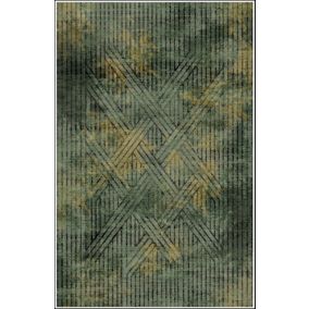 Tapis de salon FISUN 120 x 180 cm - Vert