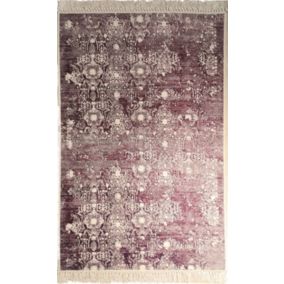 Tapis de salon MEDAILLON 120 x 180 cm - Rouge