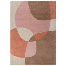 Tapis de salon moderne pure laine GLEE