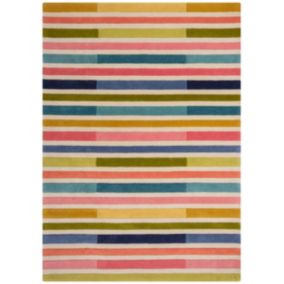 Tapis de salon moderne pure laine KEYO