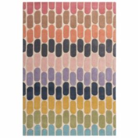 Tapis de salon moderne pure laine RELIC