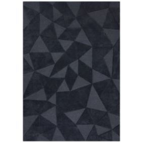 Tapis de salon moderne pure laine SHERD