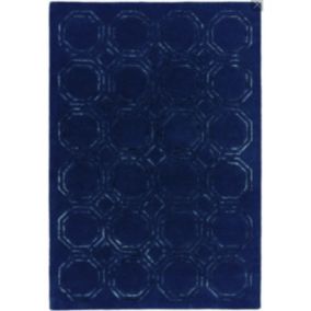 Tapis de salon moderne tissé main NAVEL