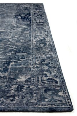 Tapis de salon moderne tissé plat CROWN