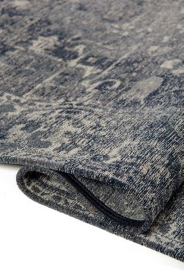 Tapis de salon moderne tissé plat CROWN