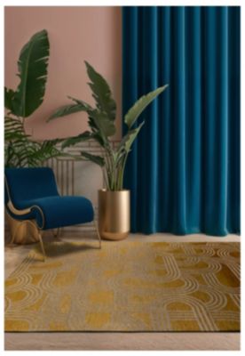 Tapis de salon moderne tissé plat FEVER