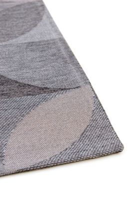 Tapis de salon moderne tissé plat ROSEBUD