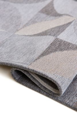 Tapis de salon moderne tissé plat ROSEBUD