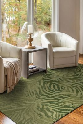 Tapis de salon moderne tissé plat SAVANE