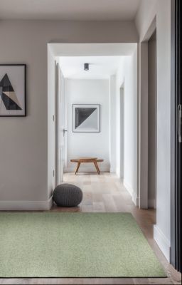 Tapis de salon moderne tissé plat SMOG
