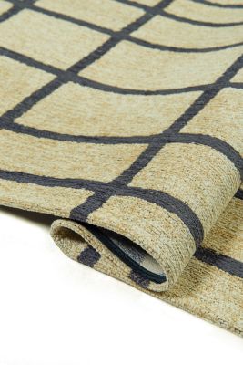 Tapis de salon moderne tissé plat VERO